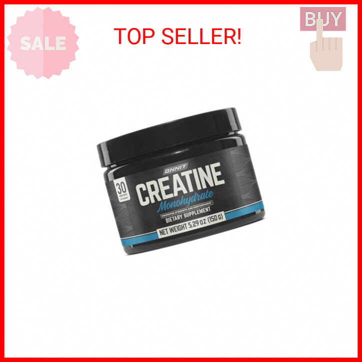 Onnit Creatine Monohydrate – 5g Per Serving (30 Serving Tub)