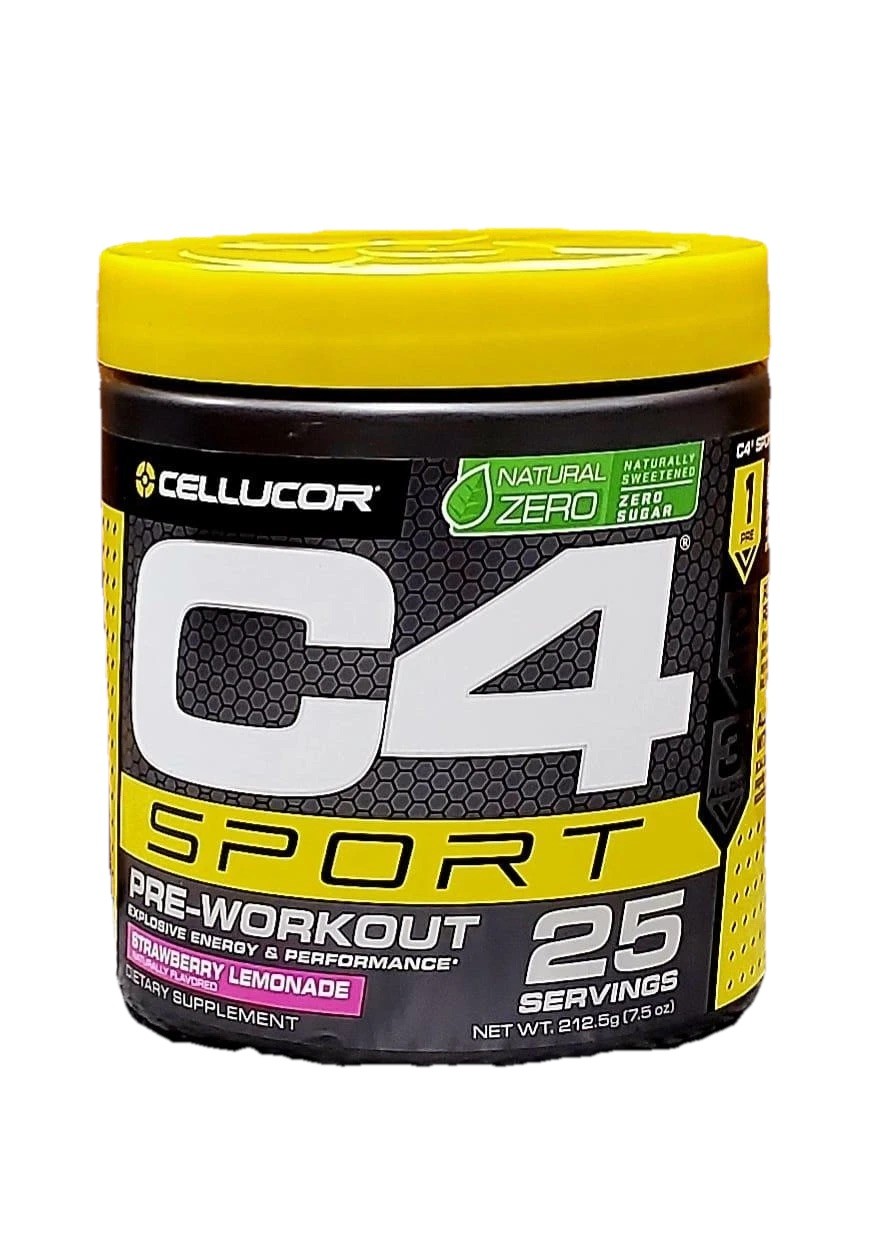 C4 Sport Pre Workout Powder – Pre Workout Energy with 3g Creatine Monohydrate +