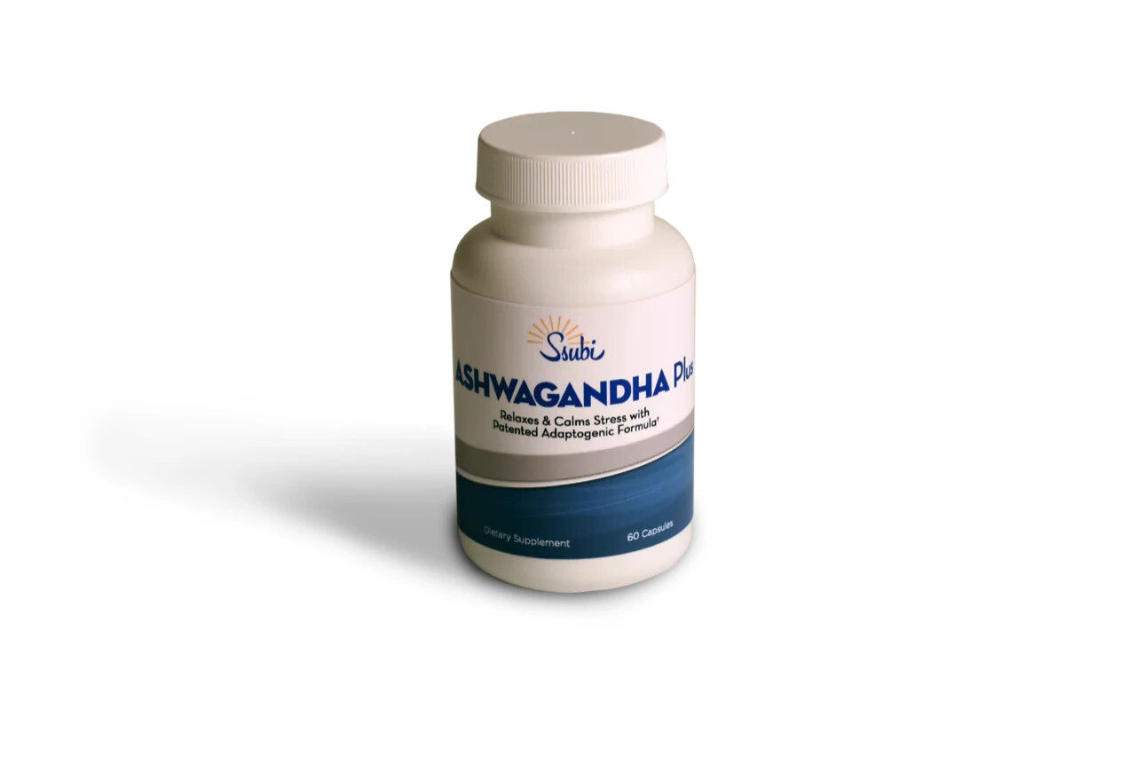 SSUBI ASHWAGANDHA PLUS – 60 CAPSULE BOTTLE