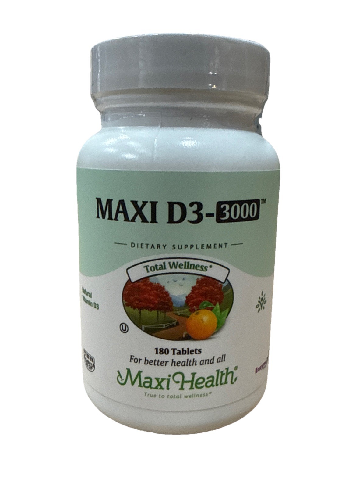 Maxi Health Vitamin D3 3000IU, 180 Tablets