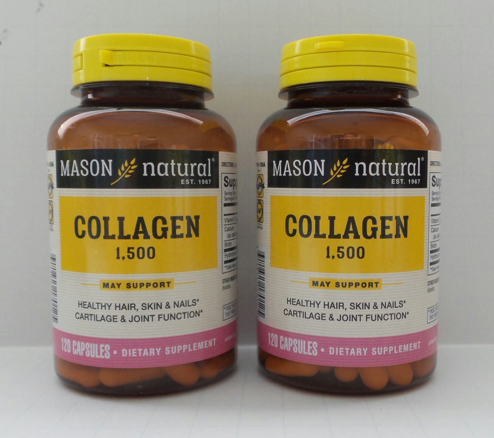 Colageno Hidrolizado Con Biotin y  Vitamina C – 240 Capsulas 1500mg por 3 caps