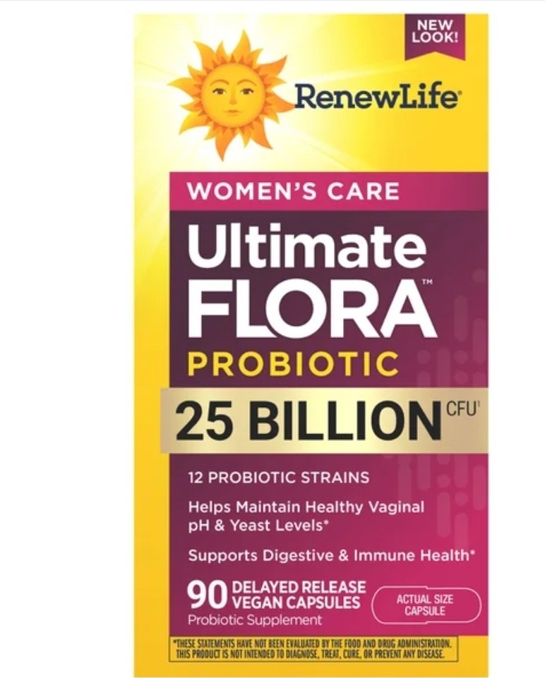 Renew Life Women’s Care 25B Probiotic, 90 Day Supply Delayed-Release Vegetarian