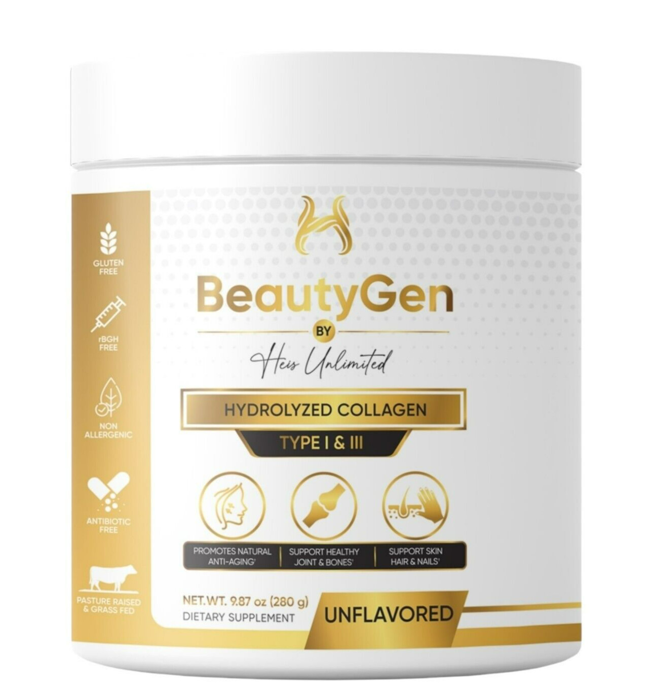 Hydrolyzed Collagen Powder Type I & III for Women