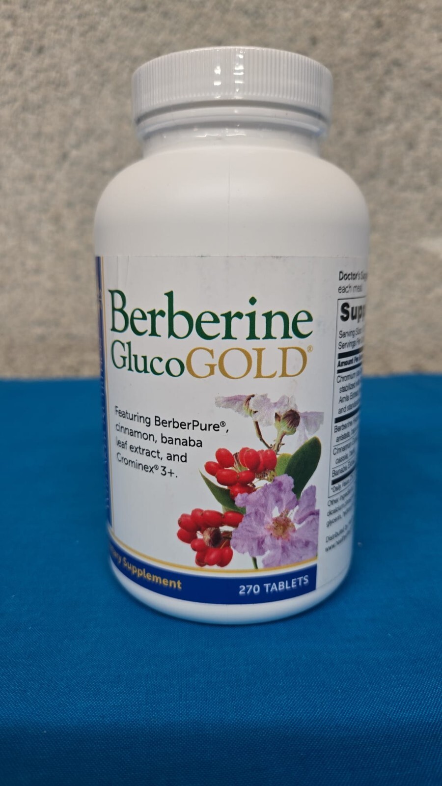 Dr. Whitaker’s Berberine GlucoGold Supplement – 270 Tablets