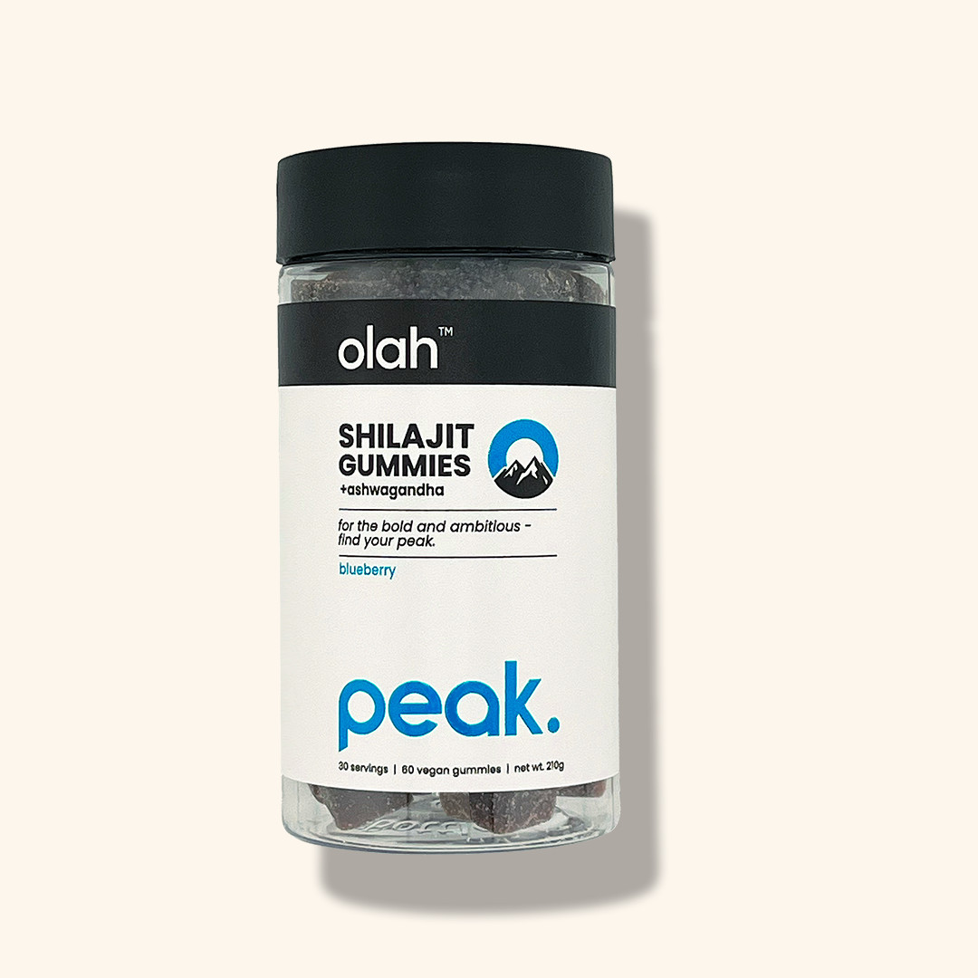 Shilajit Resin Gummies + Ashwagandha -PEAK Energy Boost, Testosterone Support