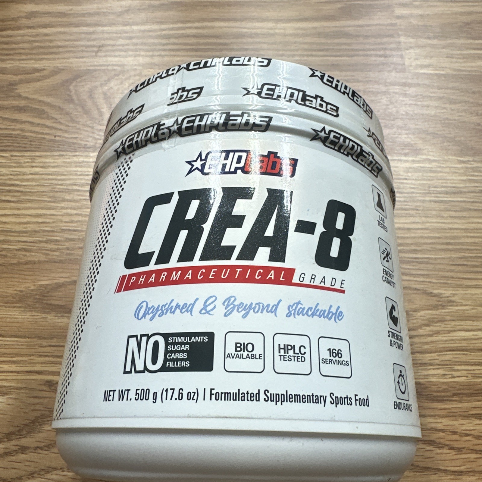 EHPLABS CREA-8 Creatine Monohydrate Pharmaceutical Grade Unflavored 500g