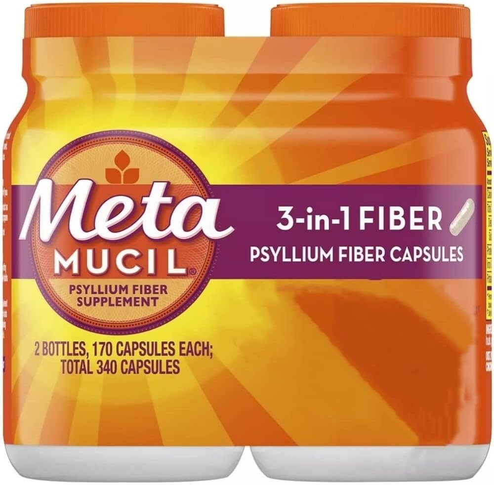 Metamucil Fiber Therapy for Regularity Fiber Supplement – 170 Count – Pack of 2