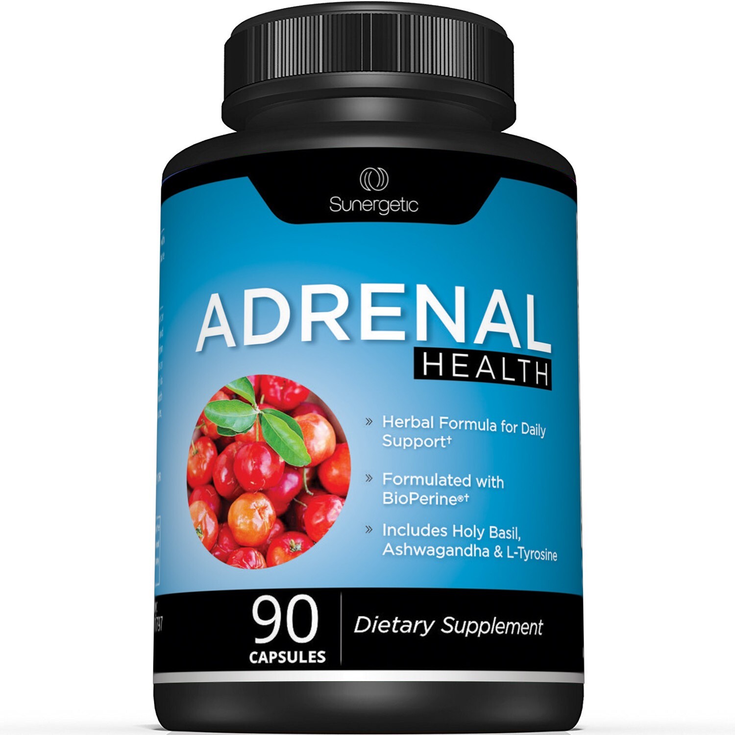 Adrenal Support Supplement – Supports Healthy Adrenal Function-90 Capsules