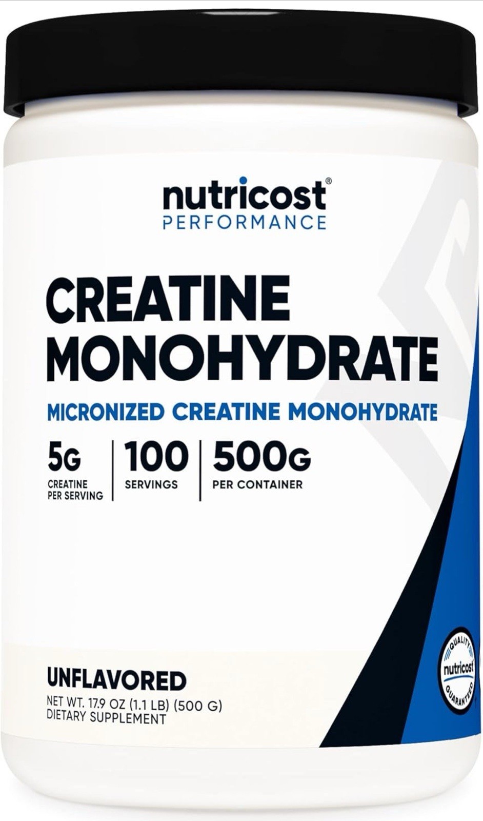 Nutricost Creatine Monohydrate Micronized Powder 500G 5000mg Per Serv (5g) – …