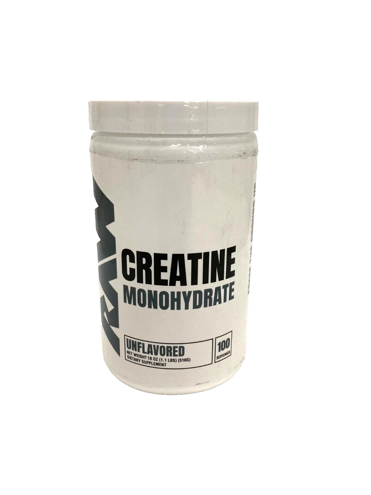 RAW Nutrition Creatine Monohydrate Powder, Unflavored, 510g 100 Servings 09/2025