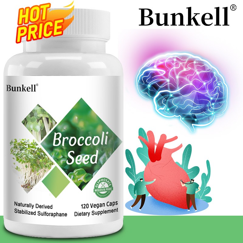 Berberine Broccoli Seed Extract Capsules – Brain + Heart Health – Immune System