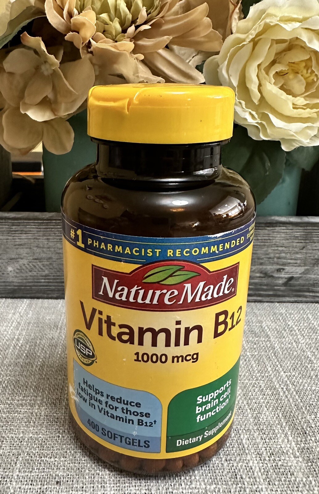 Nature Made Vitamin B12 1000mcg, 400 Softgels Exp. Nov 2025 New Sealed
