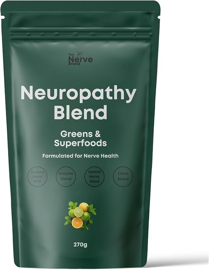 Neuropathy Superfood Blend Greens Powder for Peripheral Neuropathy with 600mg…