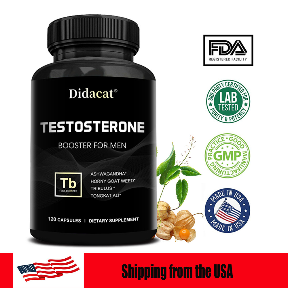 Natural Testosteron Booster – Increase Energy, Improve Muscle Strength 120 caps