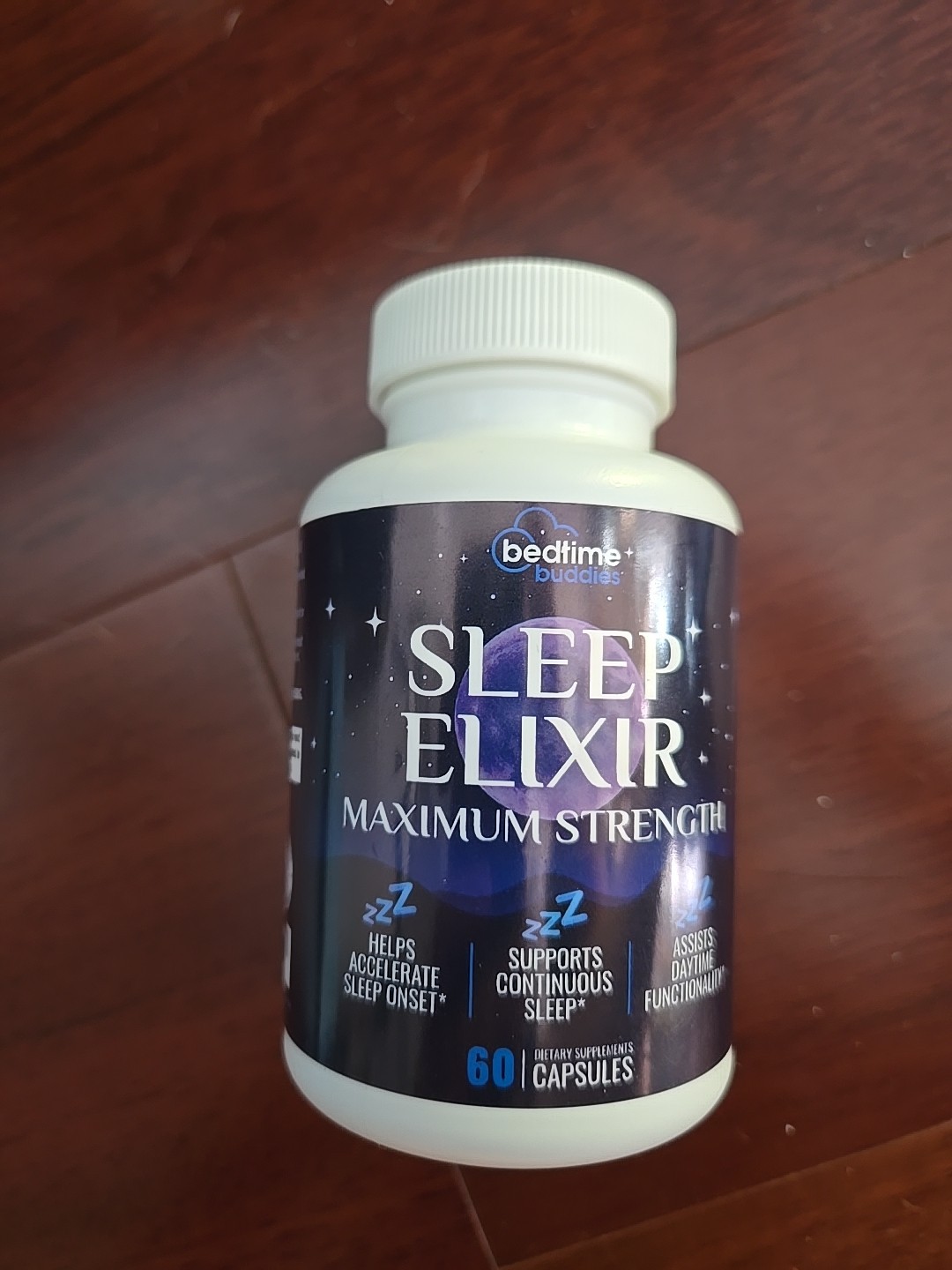 Bedtime Sleep Elixir  Maximum Strenght 60 Capsules