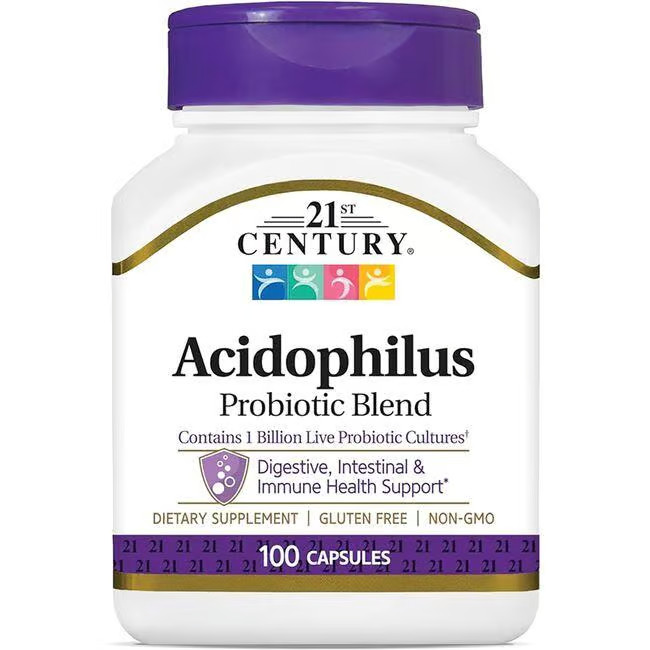 21st Century Acidophilus Probiotic Blend 1 Billion Cfu 100 Caps
