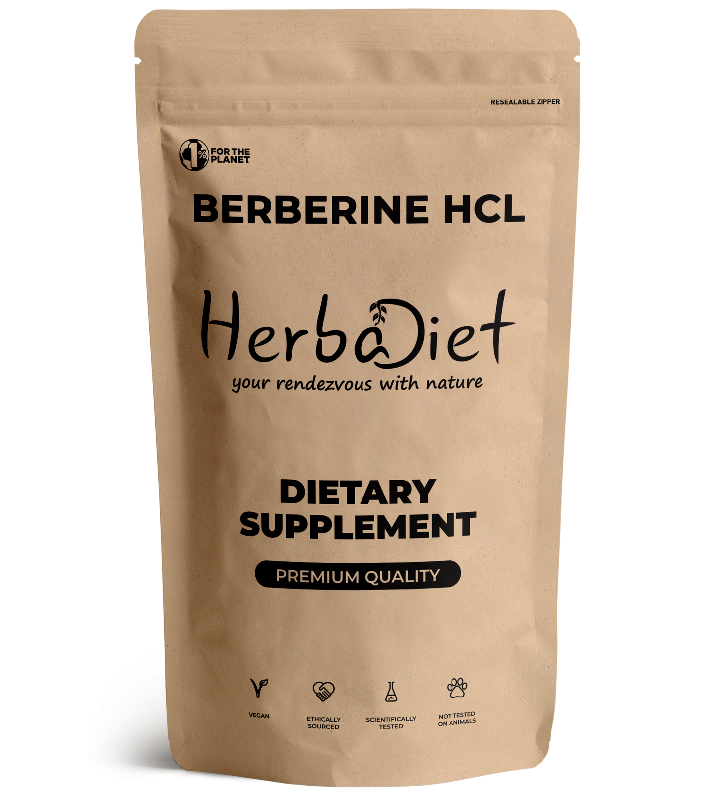 Berberine HCL 98% Extract Powder PREMIUM Berberis Blood Glucose Sugar Control