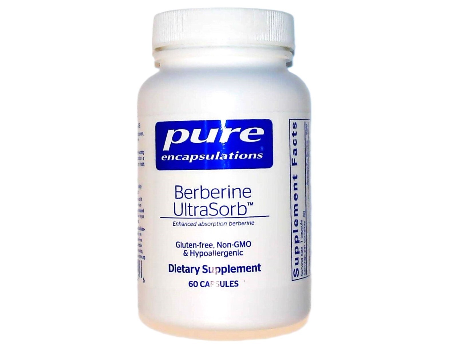 PURE ENCAPSULATIONS BERBERINE ULTRASORB ENHANCED ABSORPTION 60 CAPS EXP. 11/2025
