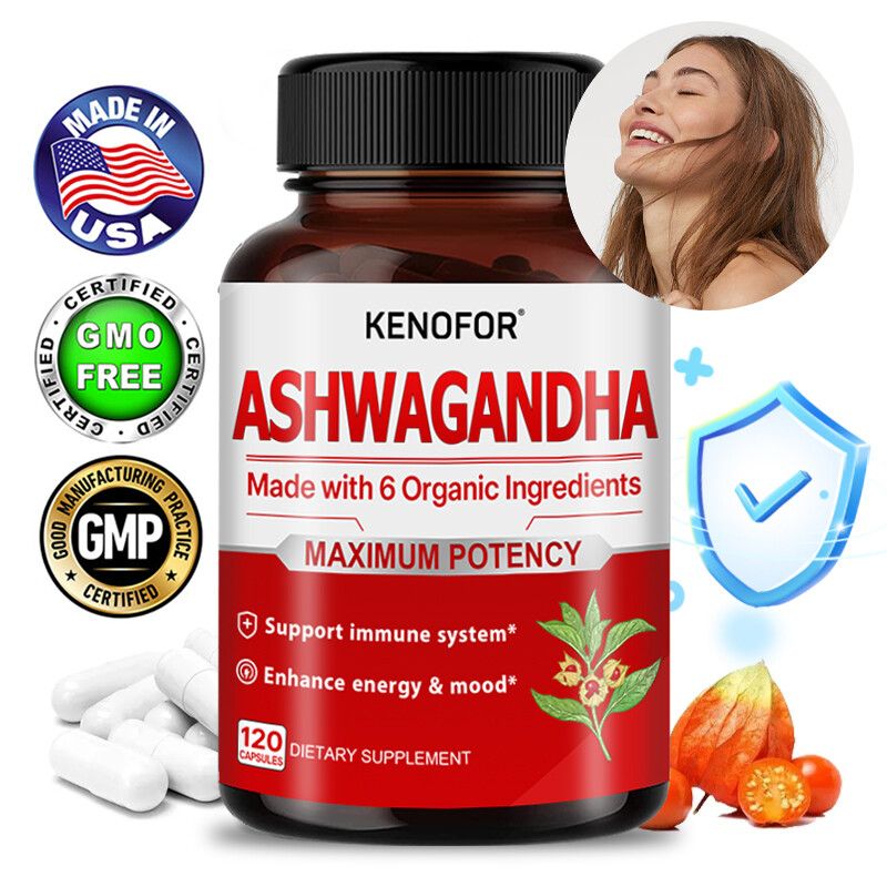 Ashwagandha Capsules | 650 Mg | 120 Capsules | Mood Enhancer