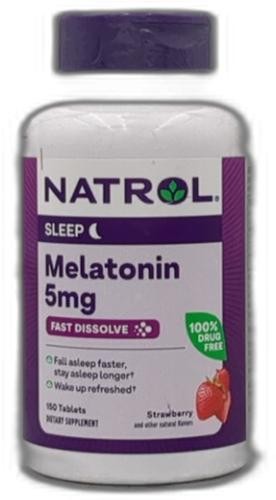 *2026-9-30* Natrol Fast Dissolve Melatonin 5 Mg, Melatonin Supplements For