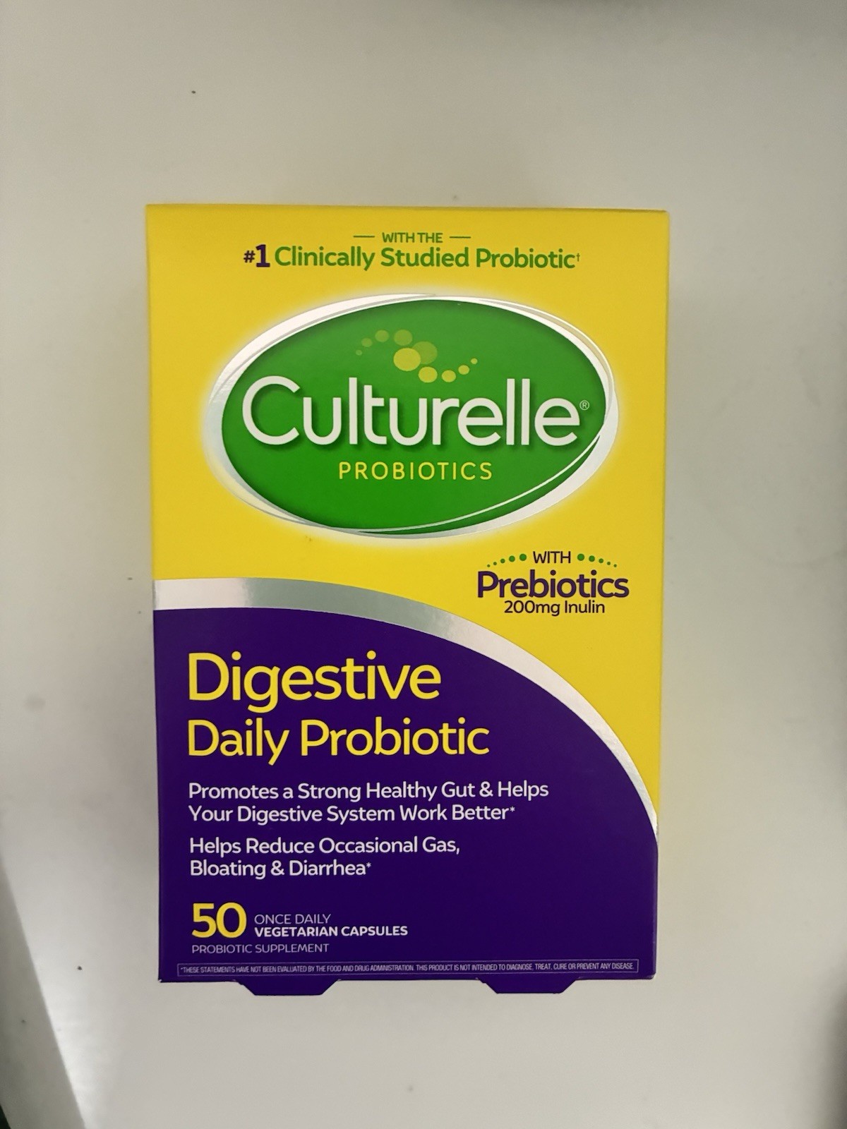 Culturelle Probiotic Digestion 50 Capsules Exp 11/2026