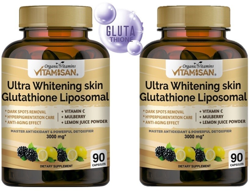 NAC N-Acethyl-L-Cysteine Glutathione Capsules Dietary Supplement 3000mg 2 bottle