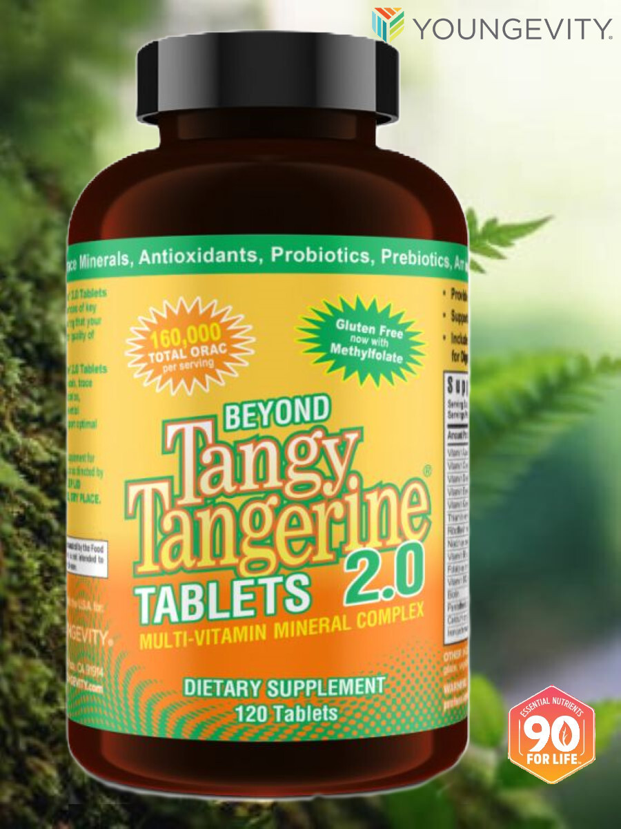 Youngevity Dr. Wallach Beyond Tangy Tangerine BTT 2.0 (120 Tablets)
