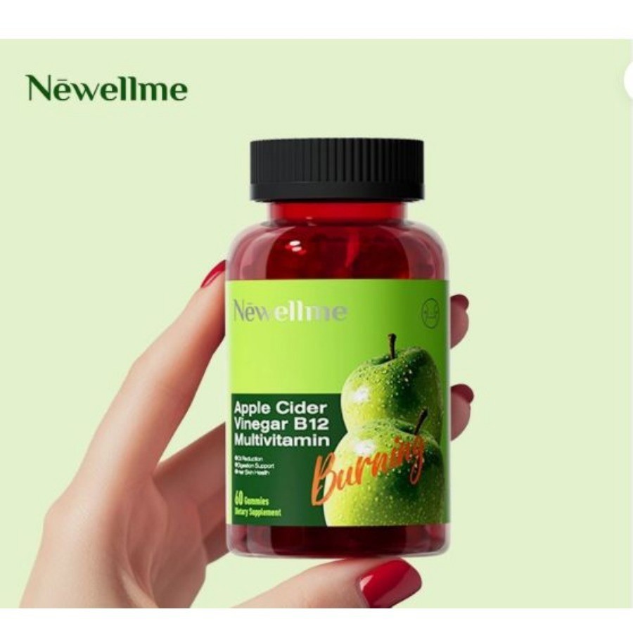 USA Apple Cider Vinegar B12 Multivitamin, Apple Cider Vinegar Gummies -60PCS