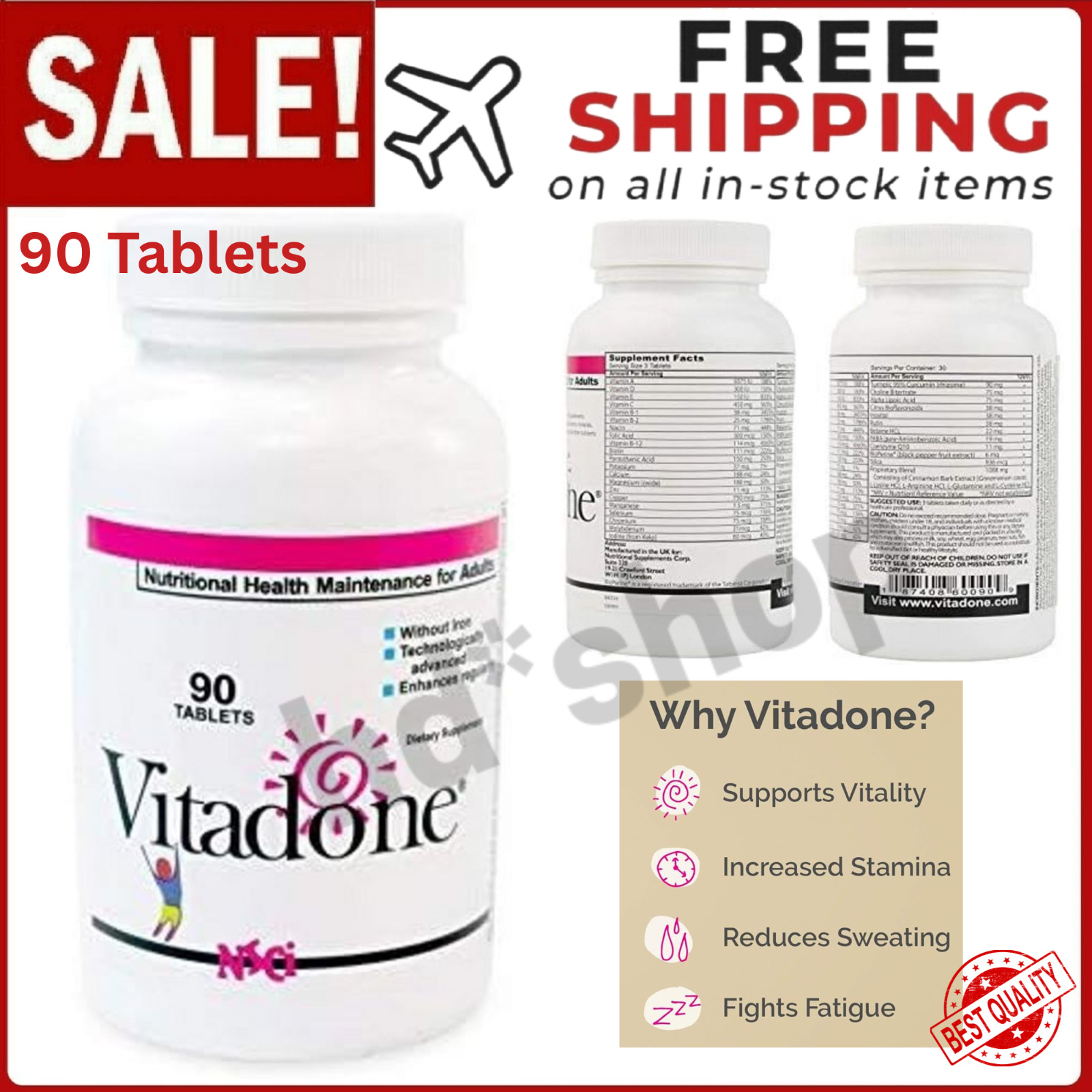 Vitadone Multivitamin for Methadone Patients Fights Fatigue, Promotes Regularity
