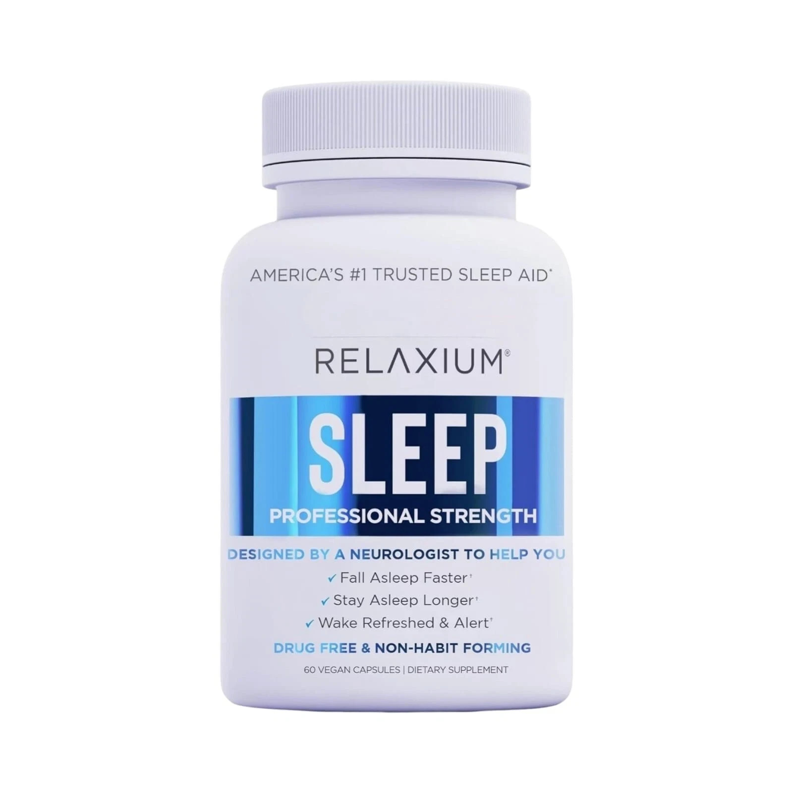 RELAXIUM SLEEP – Dietary Supplement for Better Sleep – 60 Caps –  Exp 1/2027