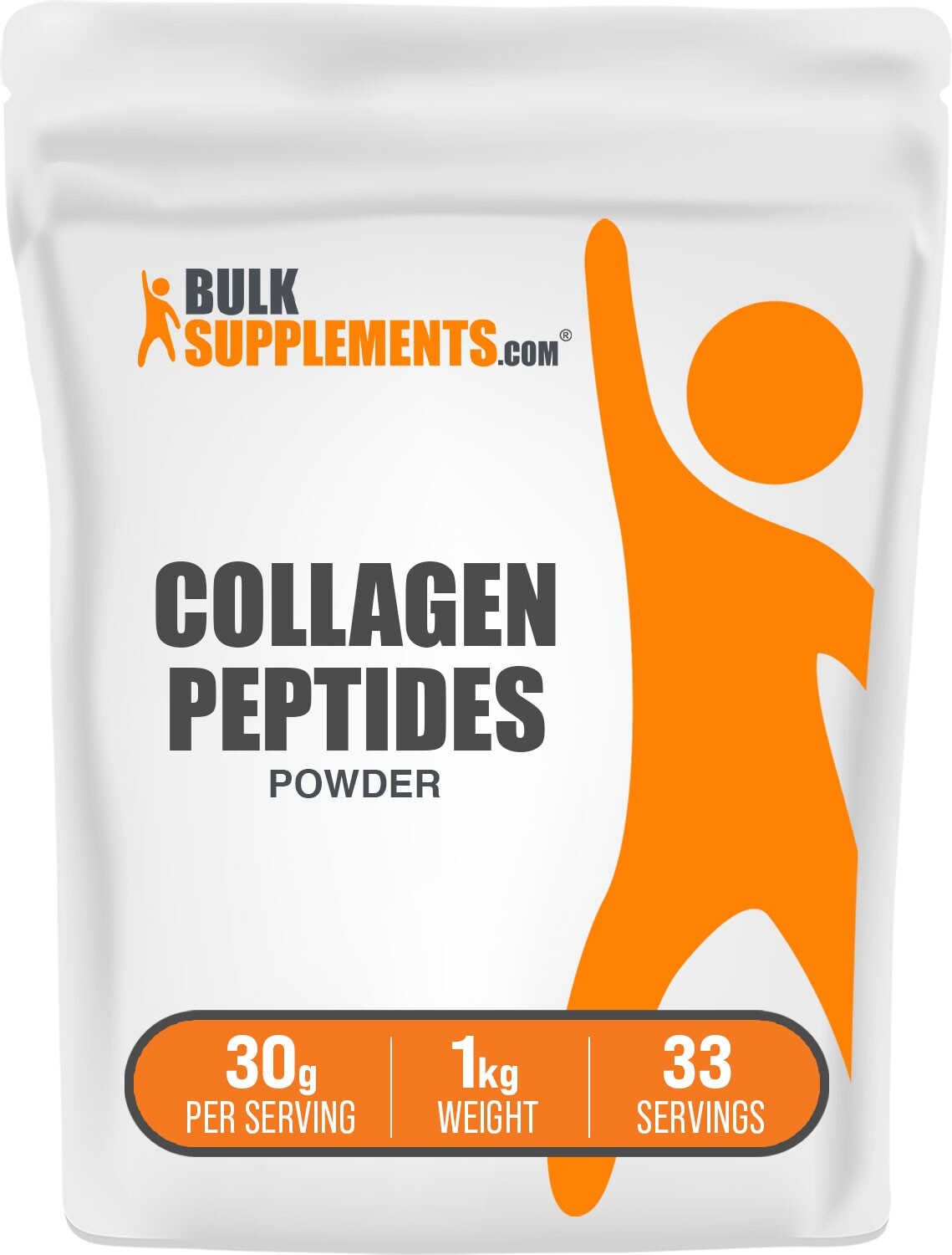 BulkSupplements Collagen Peptides Powder 1kg – Bovine Collagen – 11g Per Serving