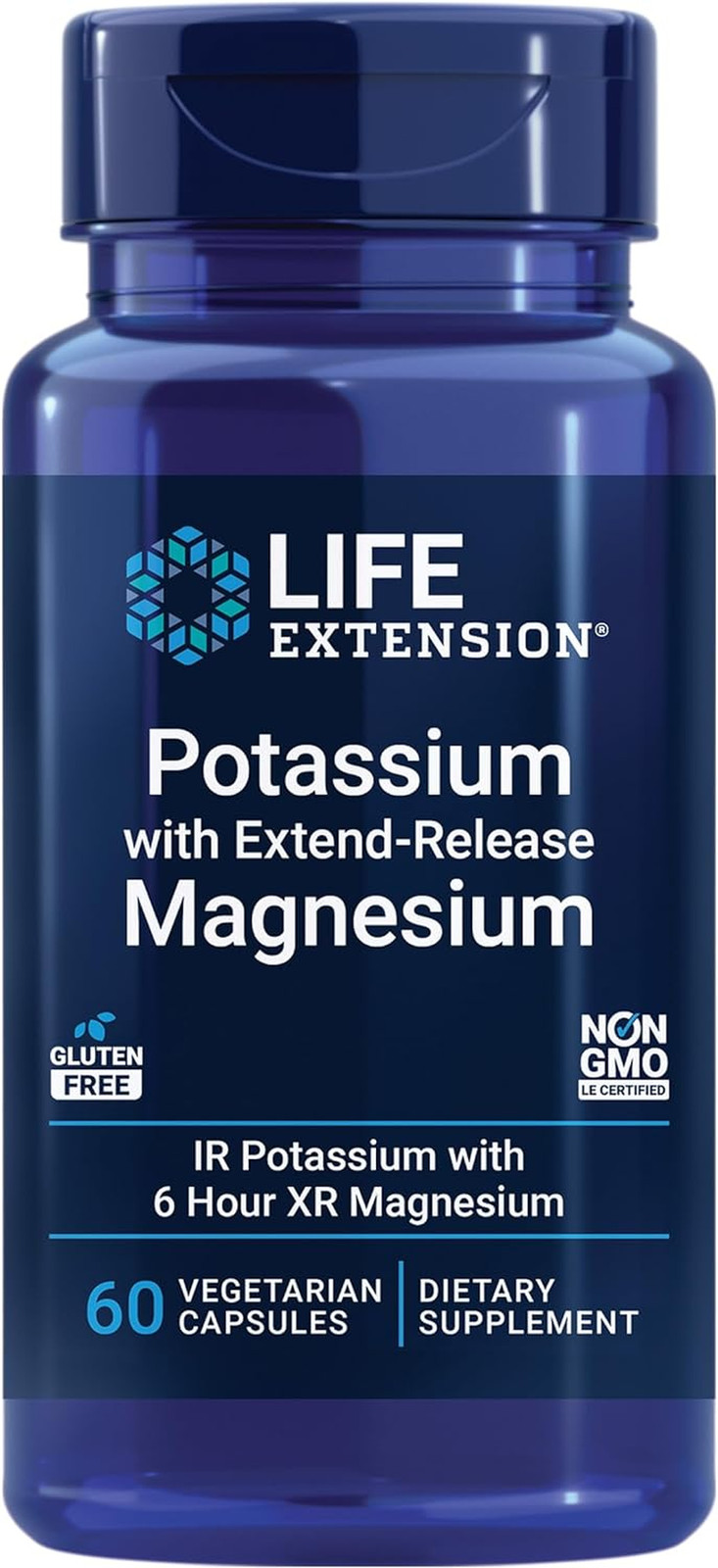 Potassium with Extend-Release Magnesium – Heart Health Supplement for Blood Pres