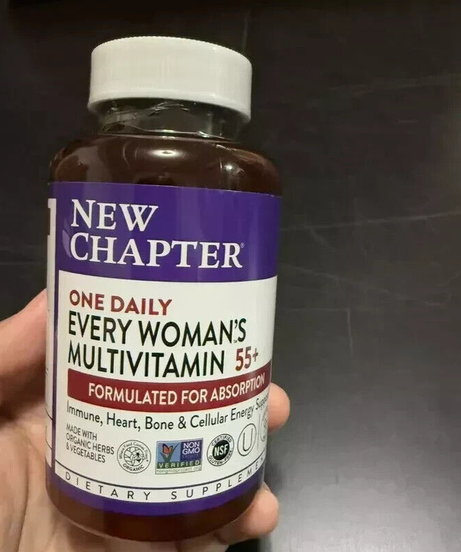 New Chapter One Daily Every Woman’s Multivitamin 55+ 72 Tabs Exp. 3/26 #255