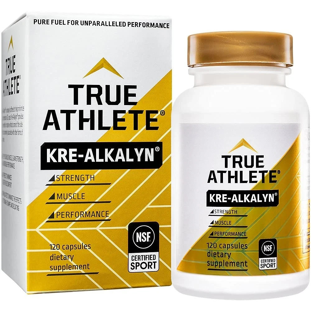 True Athlete Kre Alkalyn Creatine 1500mg 120 Capsules Muscle Growth Perf EX:6/25