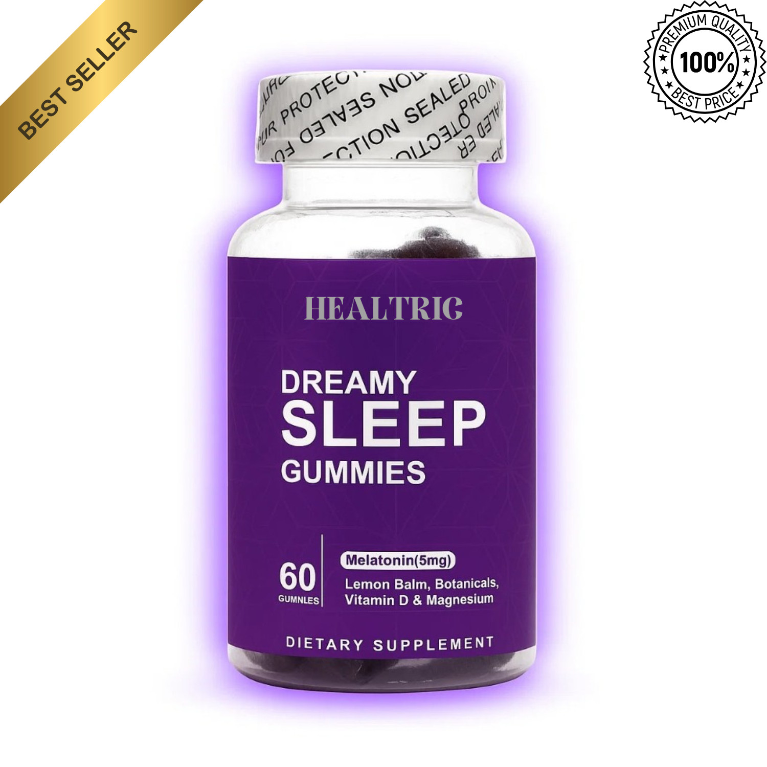 Goli  Dreamy  Sleep Gummy – 60 Ct – Melatonin, Vitamin D, Mg, Lemon Balm Extract