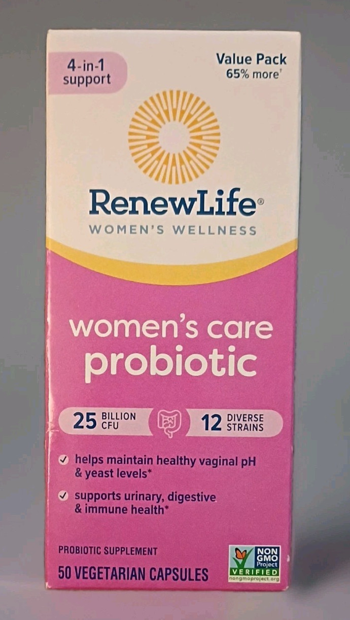 Renew Life Women’s Probiotic Capsules, Supports Vaginal, Urinary, Digestive and