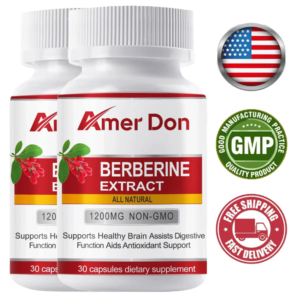 Berberine with Ceylon Cinnamon 1200mg Capsules Heart Health & Immune Blood Sugar