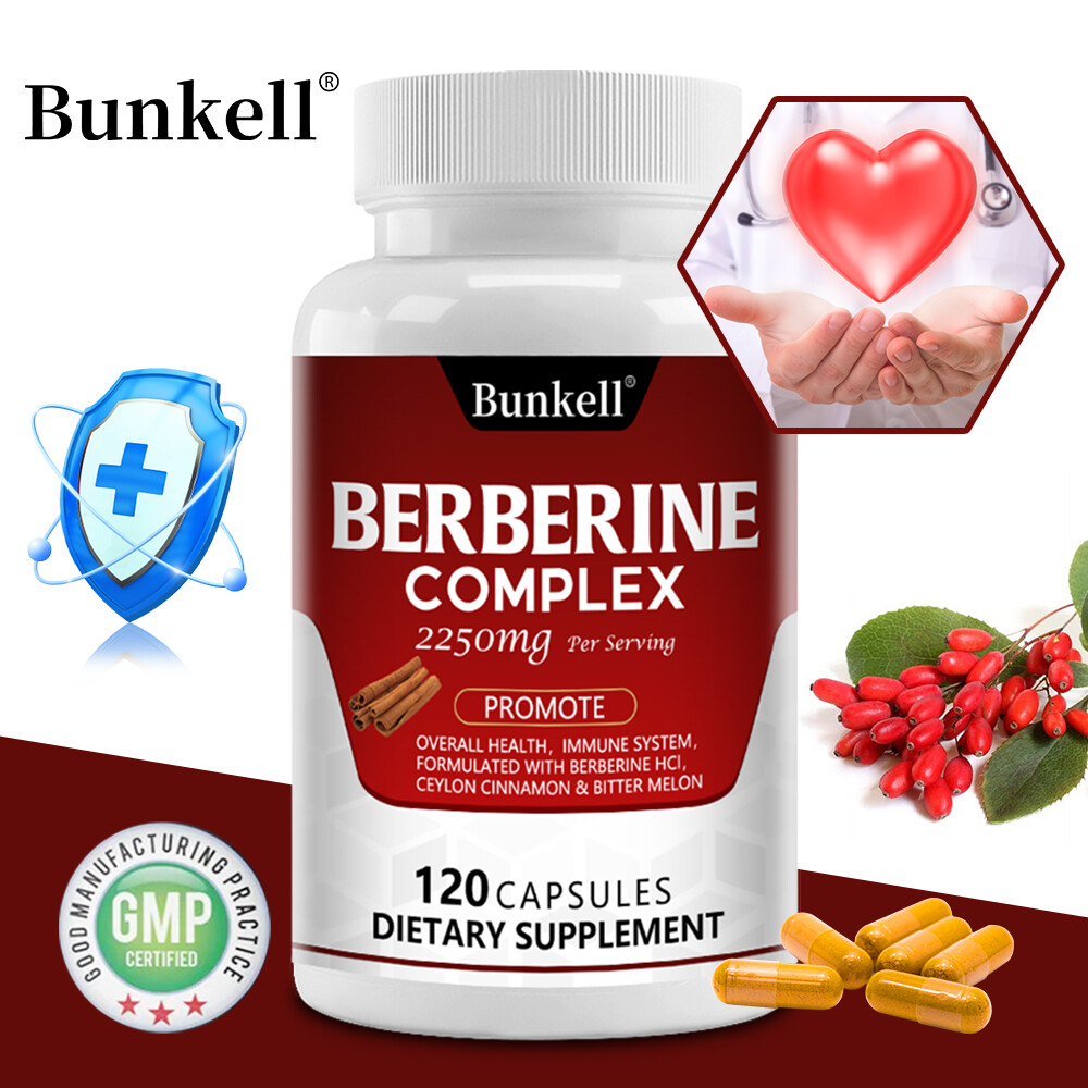 Berberine Ceylon Cinnamon +Bitter Melon Extract Capsules Promote Heart Health