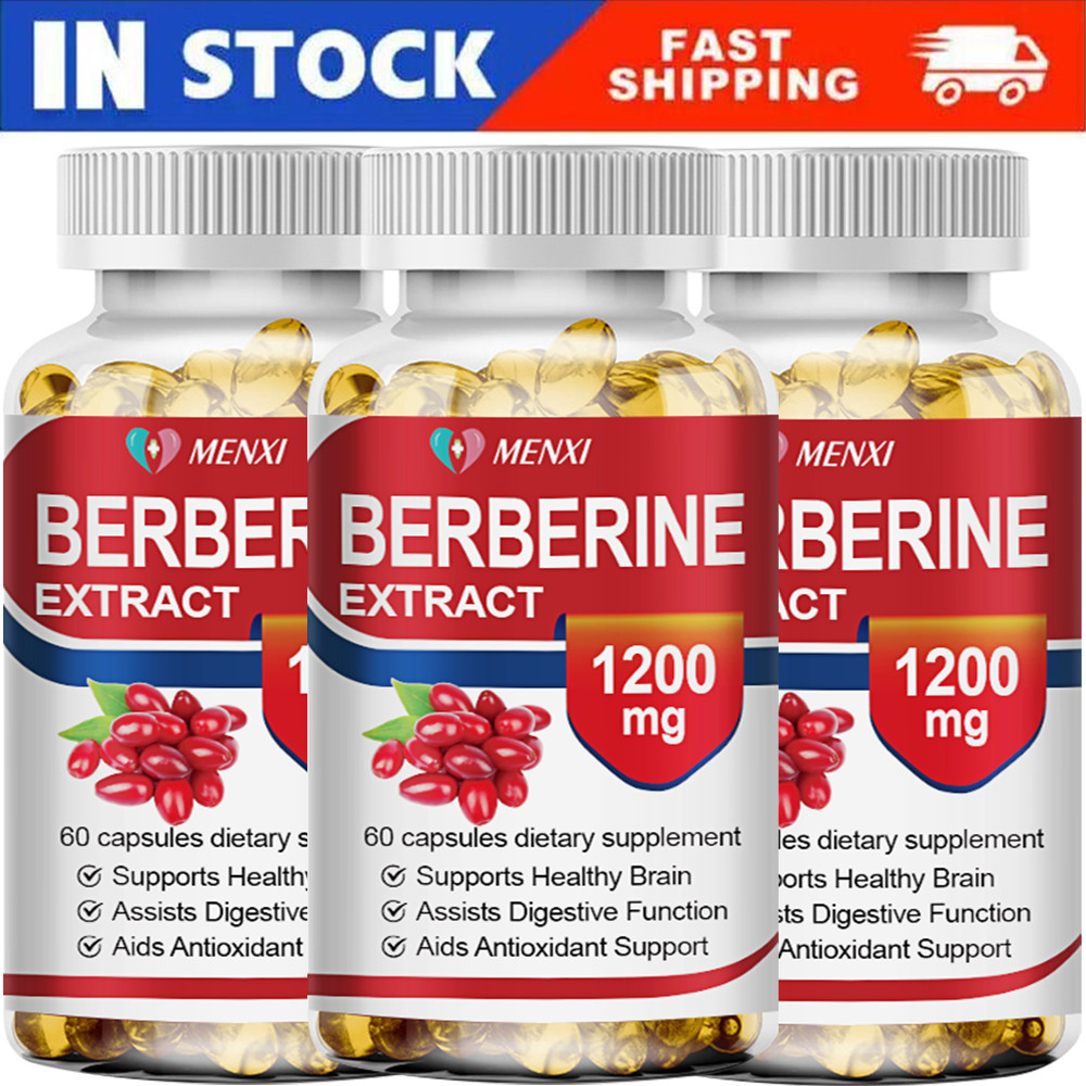 |3Packs| Premium Berberine HCL Extract – Healthy Cholesterol, Anti-Inflammatory