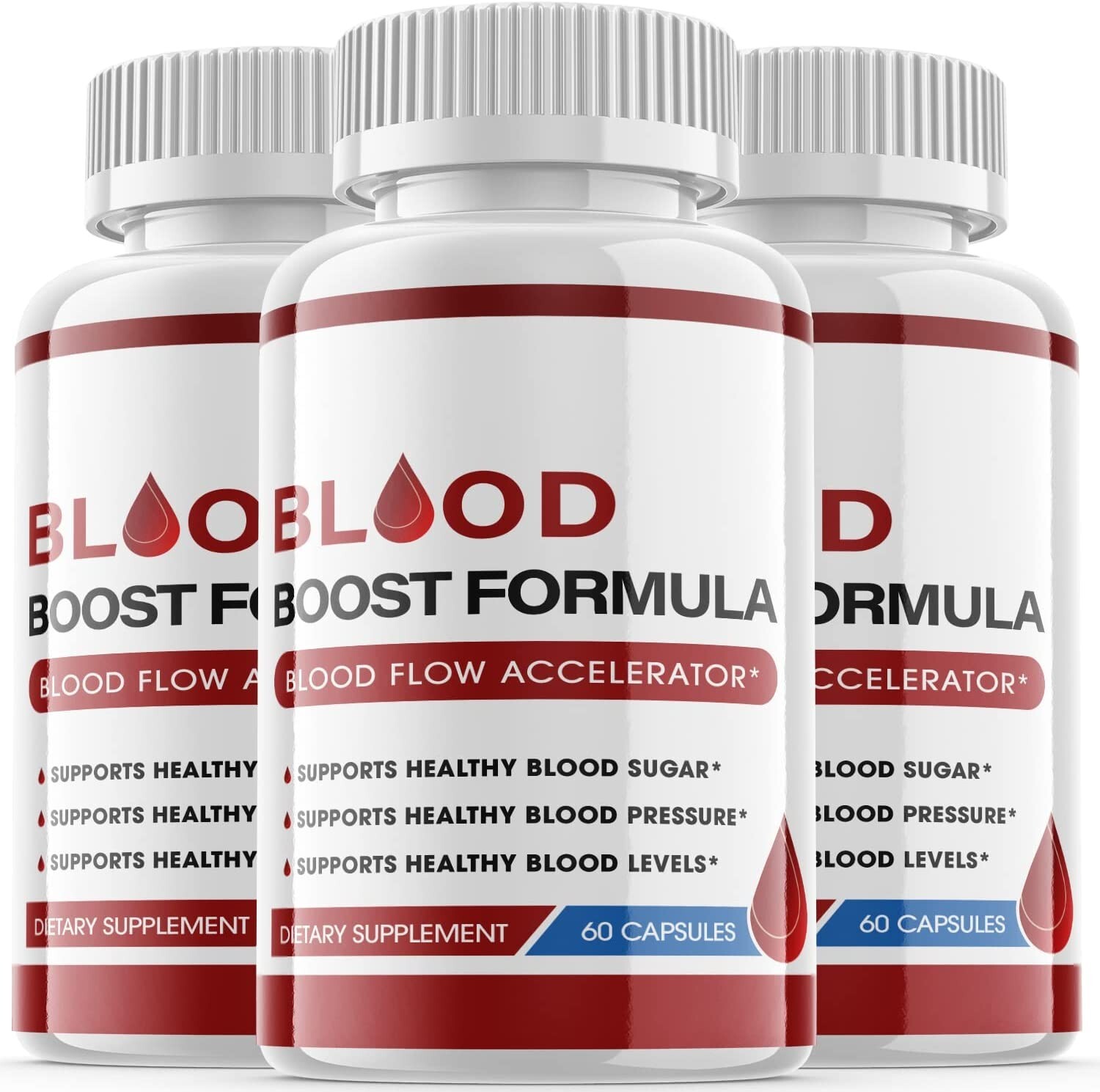 3-Blood Boost Formula – Blood Sugar Supplement Supports Glucose – 180 Pills
