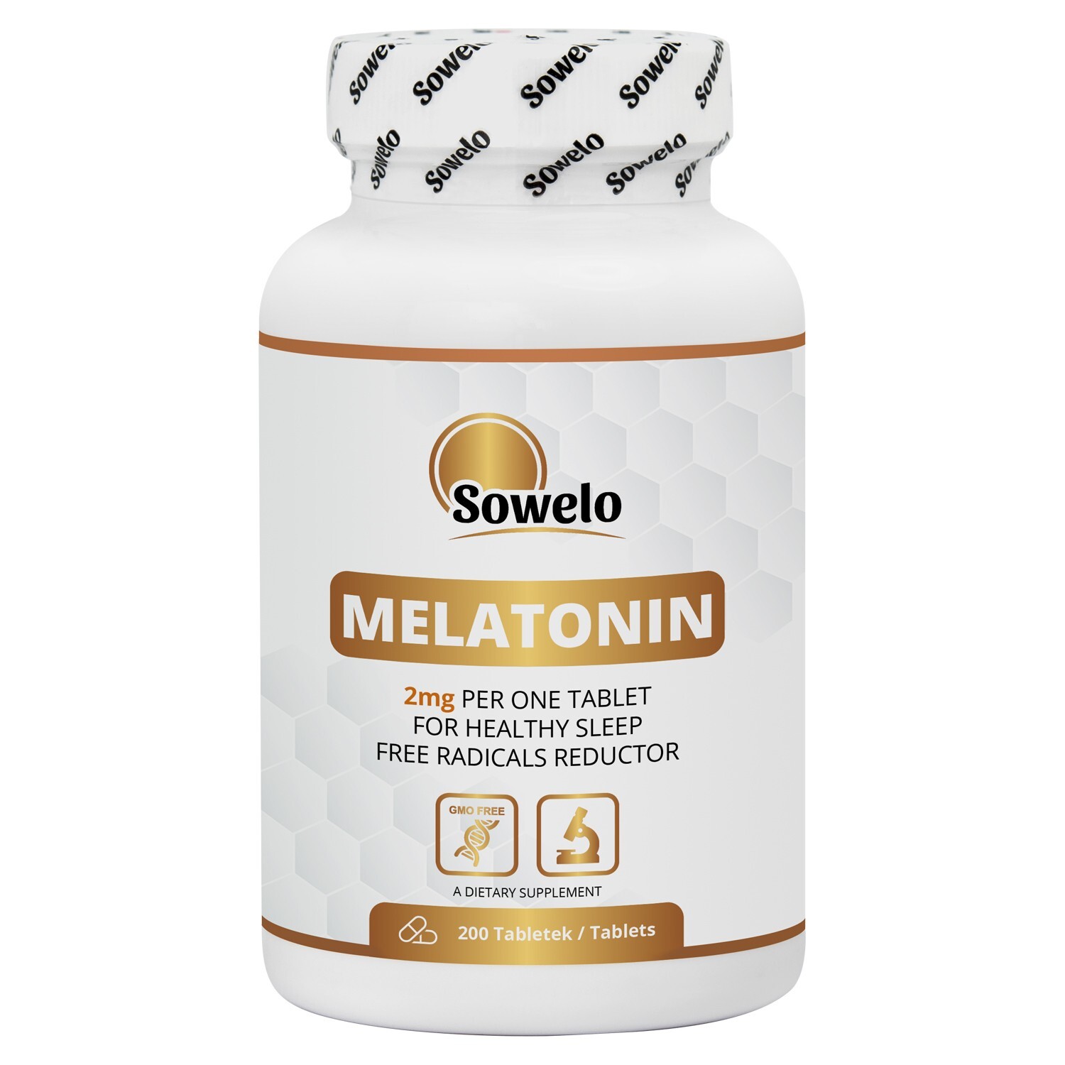 Melatonin 2mg Tablets – Sleep Aid, Relaxation & Nighttime Recovery – Sowelo