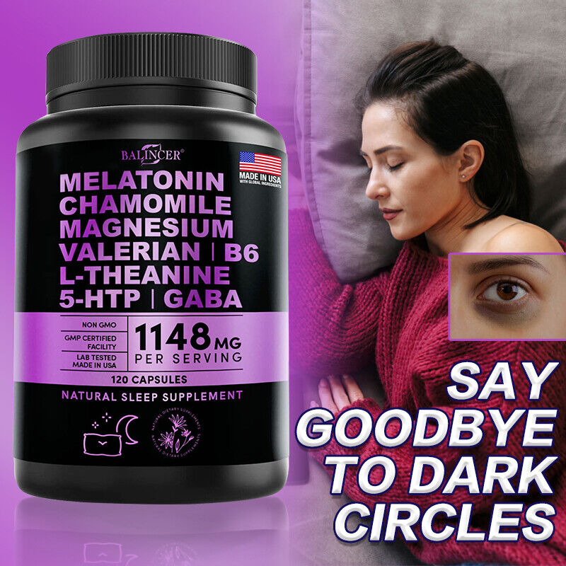 L-Theanine 210 mg,120 Capsules – Double Strength Sleep Support supplement