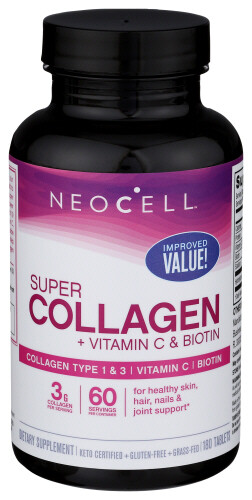 Neocell Collagen + C & Biotin Skin Hair Nails Supplement Antioxidant 180 Tabs