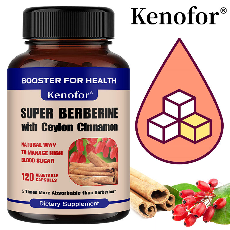 Super Berberine Capsules With Ceylon Cinnamon For Heart,Blood Sugar Support