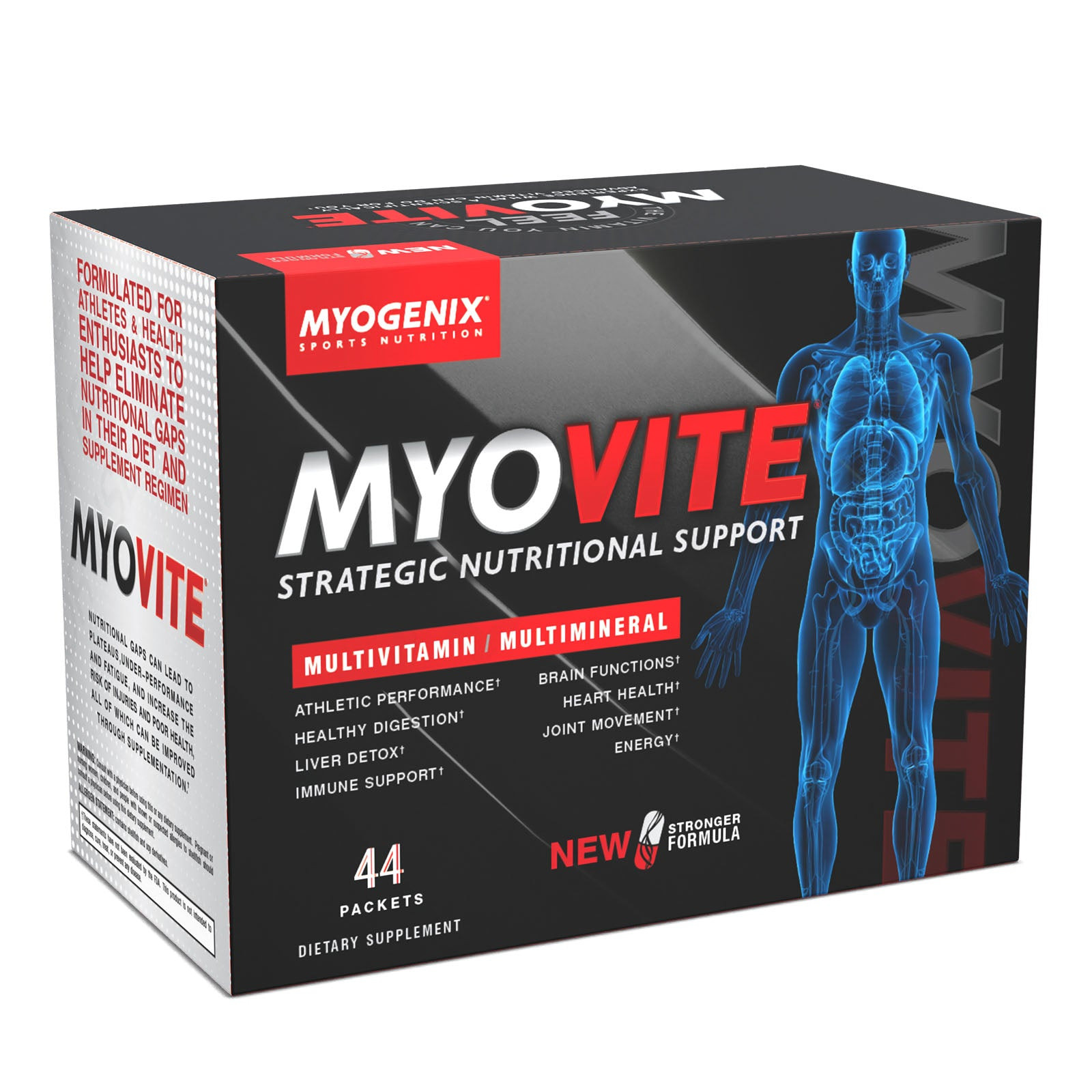 MYOGENIX SPORTS NUTRITION MYOVITE Multivitamin/Multimineral 44 Packets