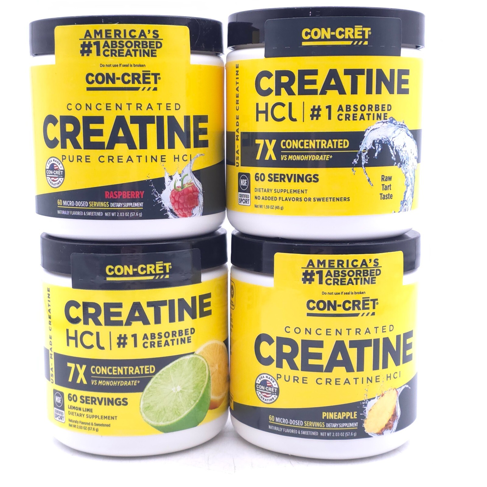 Promera Sports CON-CRET CONCRET CONCRETE Creatine HCl 60 servings – Pick Flavor
