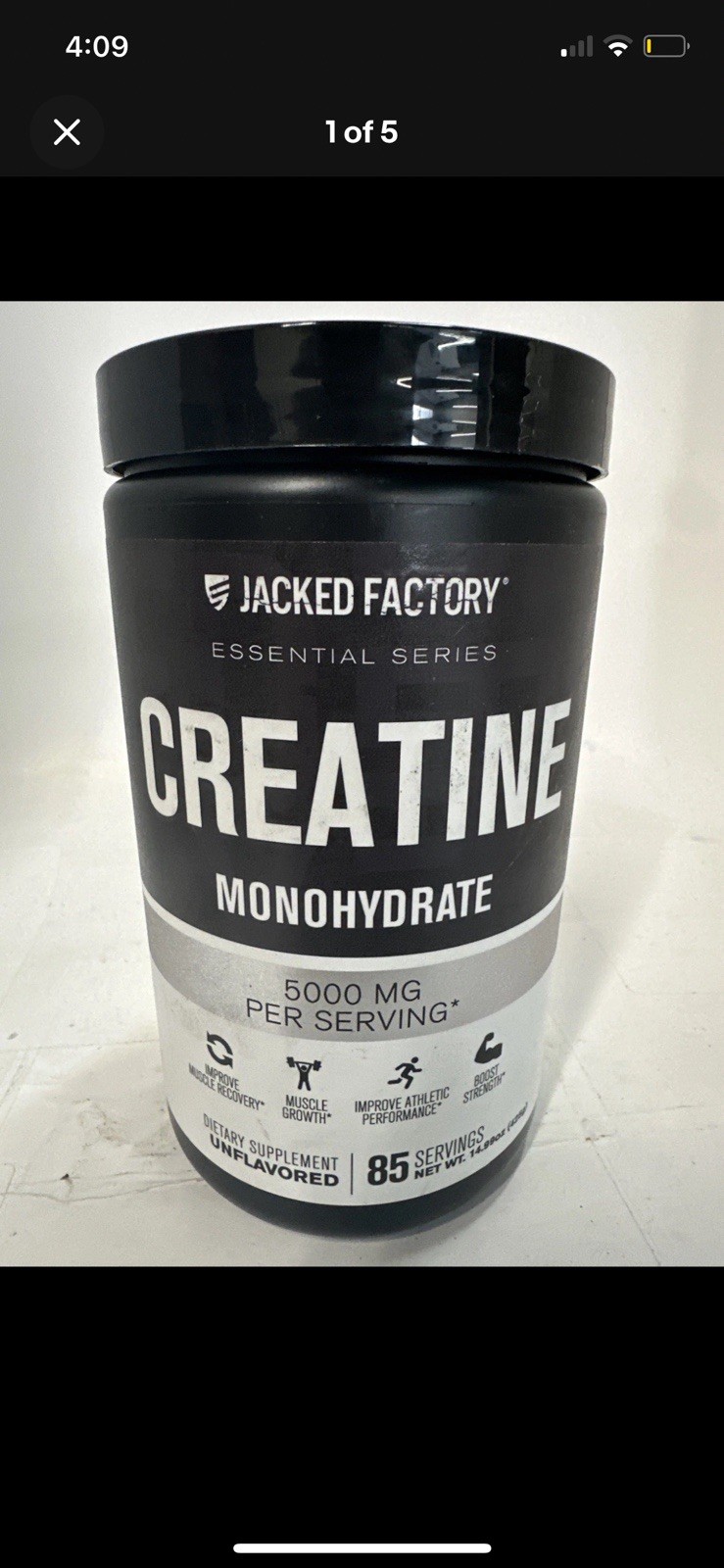 Essential Series, Creatine Monohydrate, Unflavored, 14.99 oz EXP: 06/26