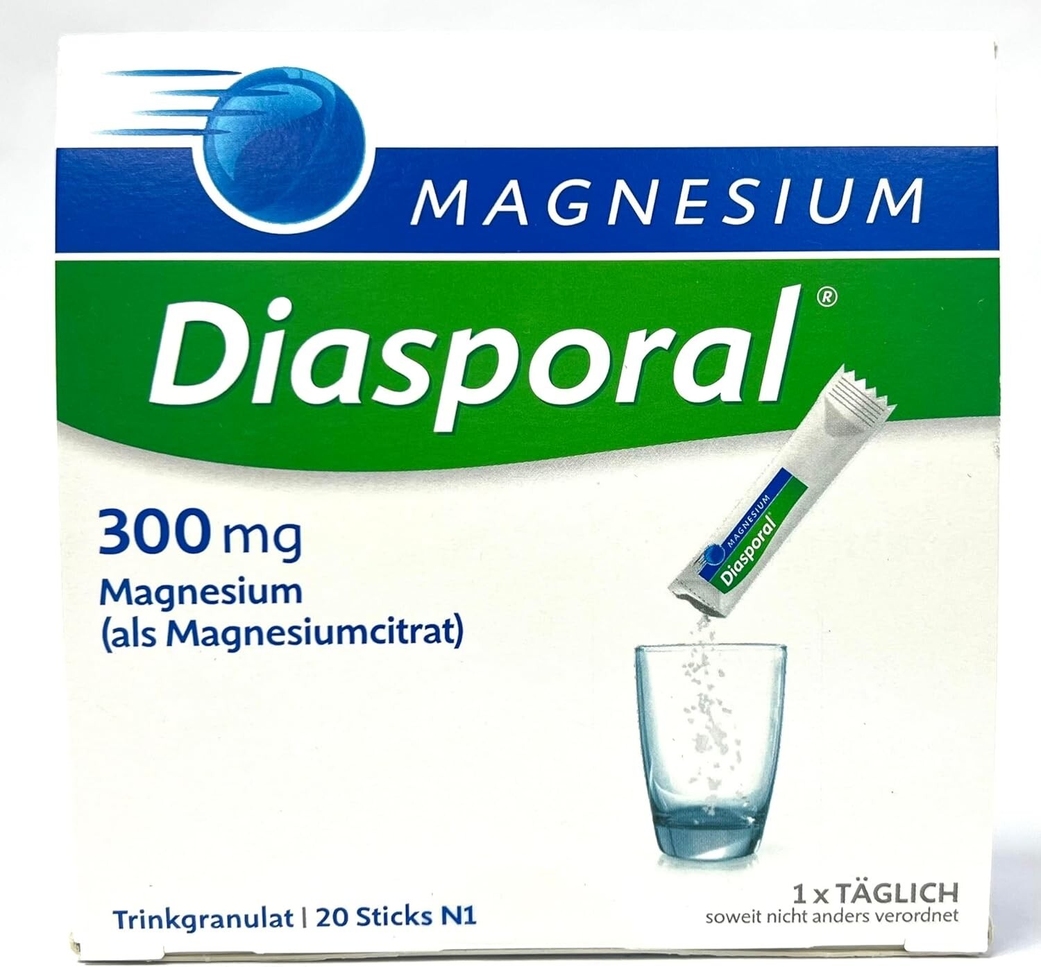 MAGNESIUM DIASPORAL 300 MG Granules 20 sach Normal muscle function