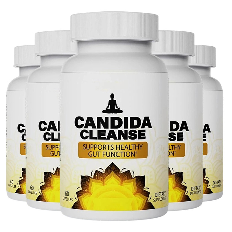 Candida Cleanse 60 Capsules – Gut & Colon Support, Natural Herbs for Intestinal