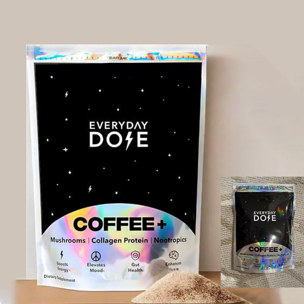 210g / 7.4oz Natural Mushroom Coffee Collagen for Focus & Mood New/Sealed